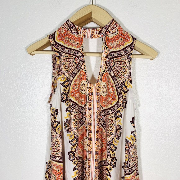 Xhilaration Egyptian Sleeveless Boho Hippy dress Size Medium Women’s - Picture 2 of 11